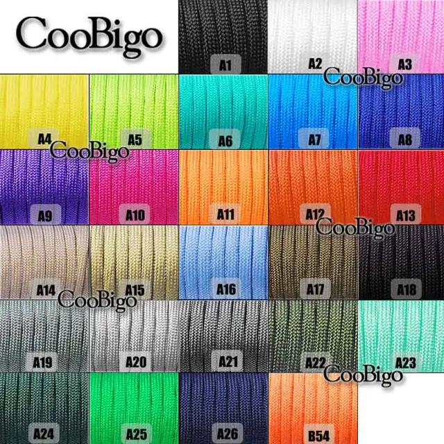 Cabo Paracord de 1 peça para Sobrevivência e Acampamento - Corda de 4mm para Escalada, Tendas e Caminhadas ao Ar Livre