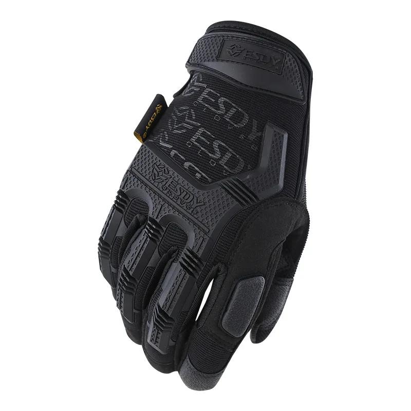 Luvas antiderrapantes para treinamento e escalada, luvas para fãs, caça ao ar livre e treinamento de ciclismo, dedo inteiro - Image 1