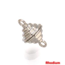 Fecho magnético da torre, conector banhado a ouro e prata, acessórios para fazer jóias, fecho magnético, 1 peça - Image 5