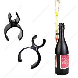Garrafa de champanhe vela de aniversário brilho fogos de artifício segurança fonte de gelo clipe de plástico titular boate bolo festa de casamento suprimentos - Image 3