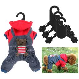 Cabide para roupas de estimação, 5 peças, suporte de roupas com forma de pata, cabide de secagem, acessórios para cachorros - Image 3