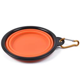 Grande tigela dobrável de silicone para animais de estimação, alimentador dobrável para cães, comida portátil, viagens ao ar livre, prato de cachorro, 1000ml - Image 5