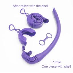 TOOKE-Mergulho Subaquático Dobrável Mergulho Livre, Todo Snorkel De Silicone, Tubo De Respiração Molhado Suave Flexível, Gel De Sílica, Snorkeling - Image 4