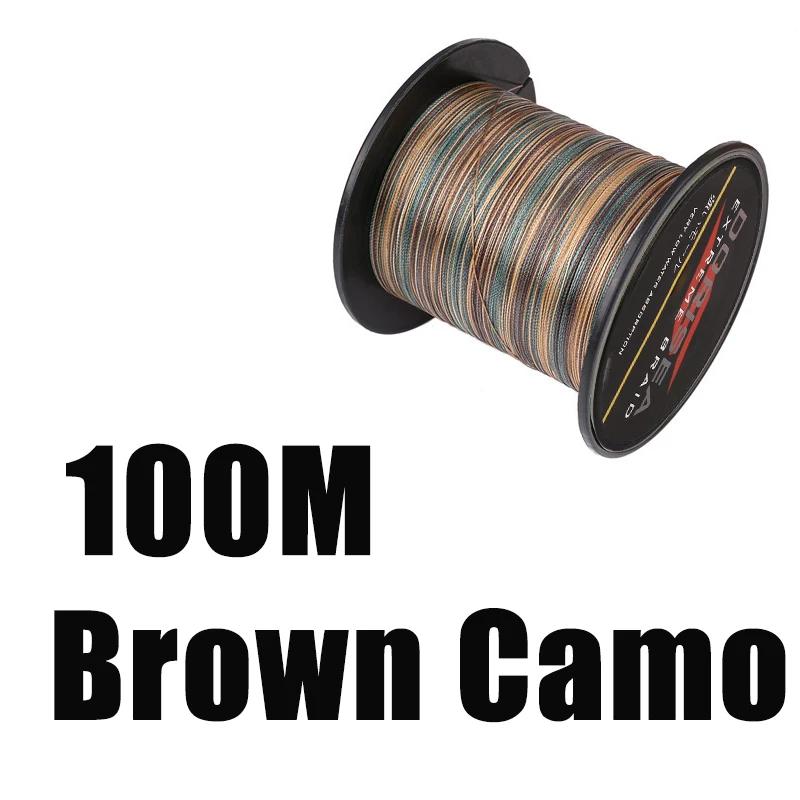 DORISEA Novo Camo 8 Fios de Alta Qualidade 100M 300M 500M 1000M 1500M 2000M Extrema Linha de Pesca Trançada PE Fio de Pesca - Image 1
