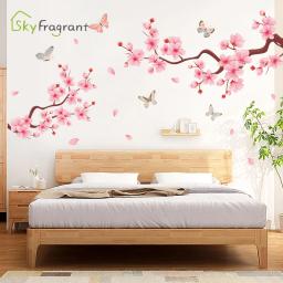 Elegante adesivo de parede flor ramo auto-adesivo adesivos sala de estar fundo decoração do quarto decoração da sua casa decoração do quarto - Image 3