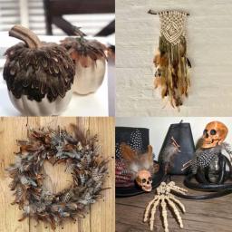 20/100 pces faisão penas para artesanato diy marabou penas jóias fazendo decoração de casamento pluma artesanato acessórios 4-8cm - Image 6