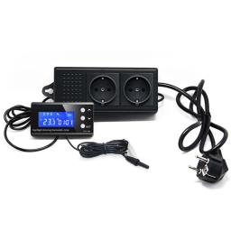 Termostato anfíbio de alta precisão, controlador de temperatura e umidade para répteis, animais de estimação com tela digital - Image 5