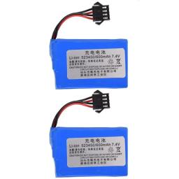 Bateria Li-ion 7.4v, 600mah, 523450 sm-4p, carregador plug/usb para caminhão rc, carro, barco, peças sobressalentes - Image 3