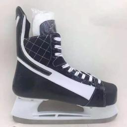 Original be + ve profissional de fibra carbono bola redonda patins gelo sapatos velocidade hóquei gelo neve chão inline corrida patines - Image 2