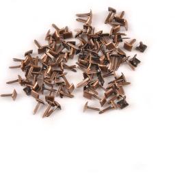 4.5x8mm 50 pçs/lote artesanato de metal do vintage mini cubo tranças embelezações diy scrapbooking prendedor tranças decoração papel c2402 - Image 6