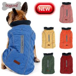 Grande cão de estimação jaqueta inverno quente roupas do cão para labrador impermeável grande cão casaco chihuahua bulldog francês outfits pet produto - Image 1