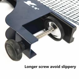 Rede profissional de tênis de mesa, rack de raquete com parafuso espessado, grampo de 6.5cm, rede de pingue-pongue, equipamentos esportivos para casa e ao ar livre - Image 4