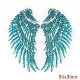 1 par de alianças lantejoulas e listras pulaqi, patches bordados para roupas, costura em ferro, adesivos para roupas, acessórios - Image 6