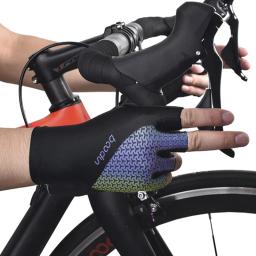 Boodun-luvas de ciclismo com absorção de choque., luvas de bicicleta de estrada com meio dedo, luva de pesca para homens e mulheres. - Image 5