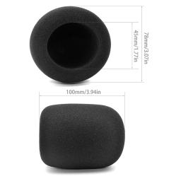 1pc windscreen microfone esponja à prova de vento mic capa filtro de espuma para razer seiren x handy recorder pára pops - Image 4
