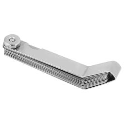 Medidor de espessura, régua de aço inoxidável curvada, ferramenta de inspeção de soldagem, ângulo reto de 90 graus, 0.05-1.00mm - Image 5