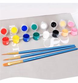 Kit pintura a óleo de girassol para decoração de casa, pintura sobre tela, arte da parede, pintados à mão, flor, presente, diy - Image 4