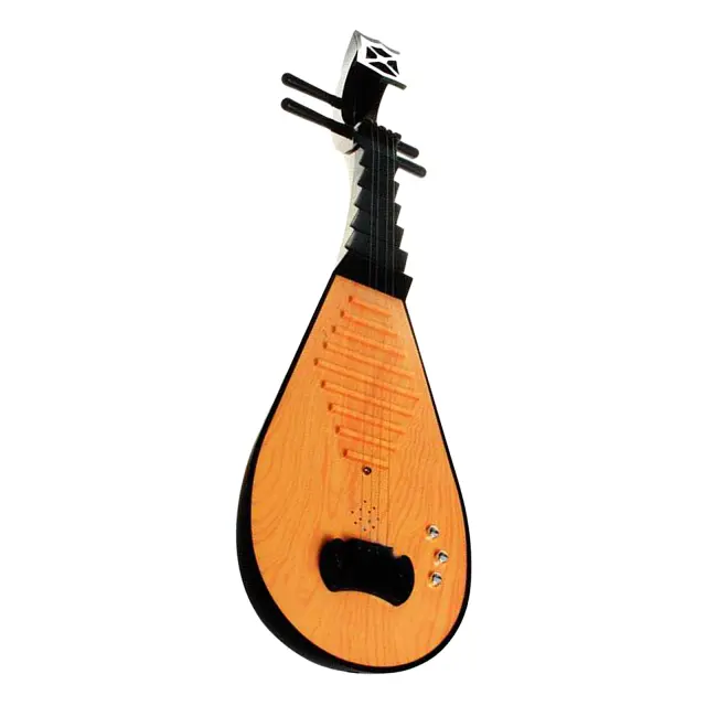 Instrumento Musical Elétrico Pipa Chinês Alaúde com Cordas - Ideal para Crianças Aprenderem a Tocar