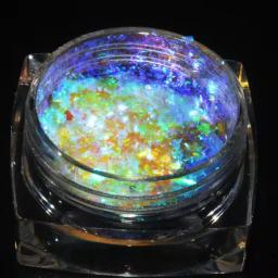 Iridescente aurora cor mudança flake camaleão chama vermelho opala floco intenso transparente dicroic arte floco pigmentos opala floco - Image 3