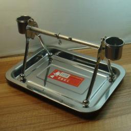 Suporte de aço inoxidável para pássaros de estimação, com bandeja de alimentação, tampo para pássaros, brinquedo de descanso para pássaros médios e grandes, papagaio hens, patagaio - Image 5
