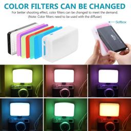 VIJIM-LED Video Light com Difusor, Efeito RGB, Vlog Fill, Iluminação De Fotografia, Lâmpada De Estúdio, 3200-6500K, VL120 - Image 3