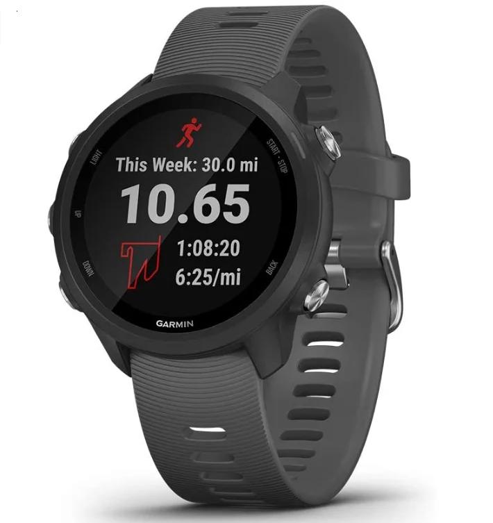 Garmin forerunner-smartwatch esportivo à prova d'água 245, relógio inteligente com gps, monitoramento de frequência cardíaca, corrida, maratona - Image 1