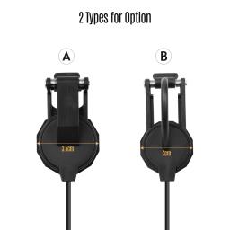 Clip-on captador instrumento com mini transdutor, 1/4 "conector, 2.4m cabo para violão, cordas de violino - Image 4