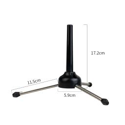 Abs oboé suporte tripé suporte com 3 pernas de metal para oboé flauta clarinete saxofone instrumento vento - Image 2