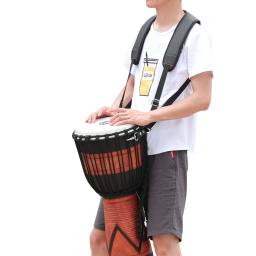 Pulseira djembe de percussão com gancho de troca rápida, cinta de nylon ajustável com enchimento de ombro acessórios de cinto de tambor de mão - Image 4