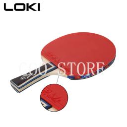 LOKI-Mesa Profissional Tênis Raquete Set, Tubo De Fibra De Carbono, Tech Ping Pong Bat, Poderoso Paddle Bat, Competição, K1000 - Image 4