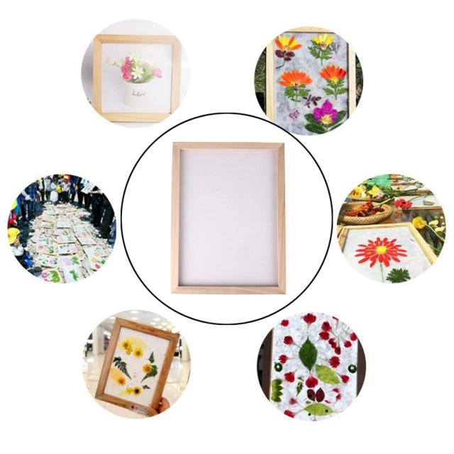 Kit Completo para Fabricação de Papel Artesanal: Molde e Moldura de Tela para Projetos DIY com Crianças e Adultos