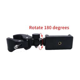 Suporte para celular com tampa, tripé ajustável com braçadeira para bicicleta e flash de led, para câmera de ação - Image 3