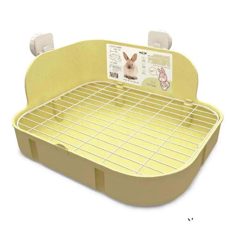 Suprimentos de limpeza para animais pequenos, caixa quadrada de toalete para animais pequenos, animais de estimação, banheiro, cama, vaso sanitário, treinador de penico - Image 1