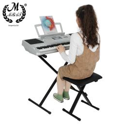 M mbat tamborete dobrável preto único instrumento musical acessórios adjuatable eletrônico piano guitarra tambor banco cadeira portátil - Image 3