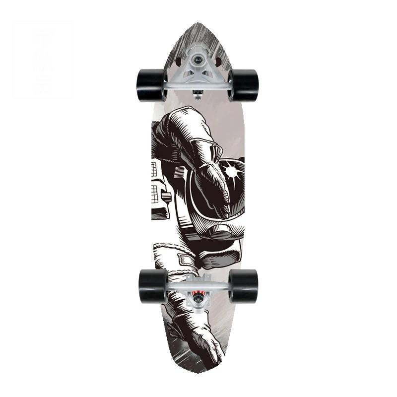 Prancha de surf skate scooter iniciante meninas meninos adulto juventude surf skate board profissional terra surf board skate - Image 1