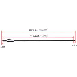 Flechas de carbono para arco arco composto, flechas de carbono com coluna de 30 polegadas para tiro com arco recurvo/caça/tiro com arco (10 cores) - Image 2