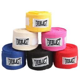 Cotton Sports Strap para Boxe, Bandagem, Sanda, Muay Thai, Taekwondo, Luvas de Mão, Envoltórios, Bandagens de Boxe, 1 Rolo - Image 1