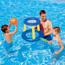 Aros infláveis flutuantes para crianças, brinquedos para piscina, jogos de bola de praia, voleibol, basquete, esportes aquáticos, brincadeiras infantis - Image 4