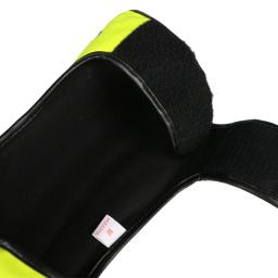 Caneleiras de couro pu para boxe mma muay thai, treinamento de luta, protetor de perna em espuma almofadas para artes marciais, homens e mulheres - Image 6