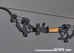 BLTOYS-Mini Conjunto Modelo Arco Composto, Acessórios Arma Soldado, Mini Modelo Seta, Figura 1:6 Action, Fit 12" - Image 4