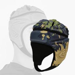 Capacete de rugby ajustável eva acolchoado chapelaria futebol goleiro cabeça macia protetor capacete protetor para unisex jovens adultos - Image 4