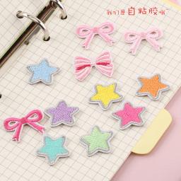 Conjunto de adesivos bordados com 5 ou 11 peças, adesivo de desenho animado com estrela - Image 1