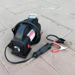 Bomba para encher pneu de carro, compressor de ar automático de borracha com manômetro, dc 12v psi - Image 3