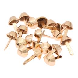 20 pçs saco de metal acessórios pés rebites parafusos perfurados para bolsa de couro diy artesanato - Image 4