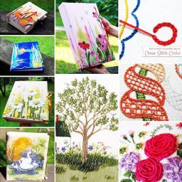 Novelo de linhas para costura, 8 unidades, cores semelhantes, fio de algodão, para bordado, artesanato, acessórios de costura - Image 5
