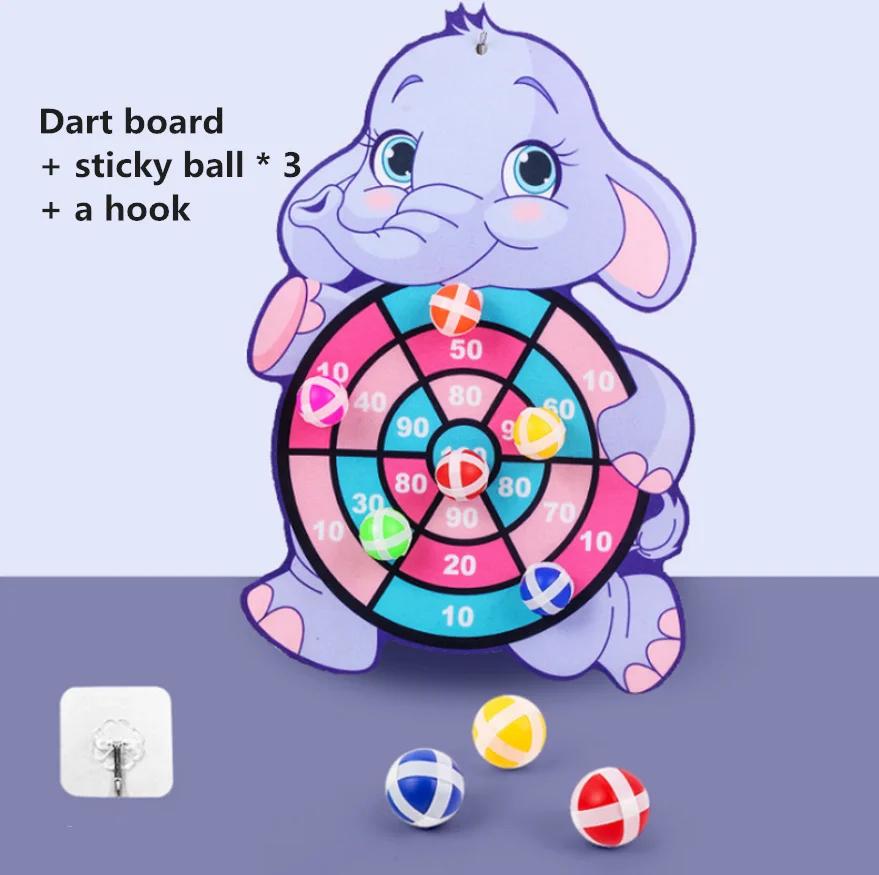 Sticky Ball Dart Target Board para Crianças, Cartoon Throw Ball, Brinquedo educativo interativo, Presente de Natal - Image 1