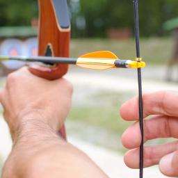 20 peças nock pontos arco e flecha corda nocking pontos arco fivela clipe para composto e recurvo arco - Image 5