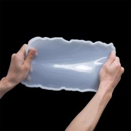 Forma de bandeja de frutas, molde de silicone epóxi para chá, base de resina para artesanato faça você mesmo, moldes de fundição de jóias - Image 5