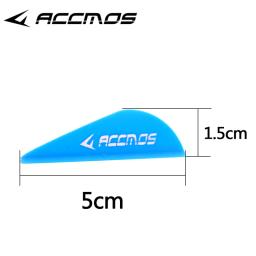 Seta plástica do Tpu para o tiro com arco, acessórios da pena para o tiro com arco, 2 polegadas, 60pcs - Image 2