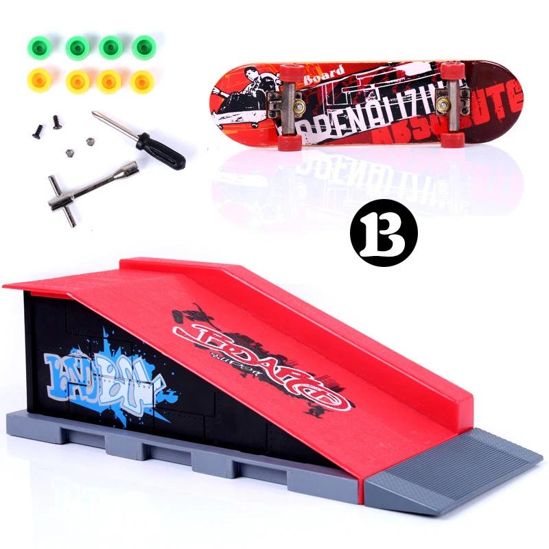 Kit de skate de dedo de tecnologia, BMX Mini Two Wheel Scooter Board, Dedos do skate, Esporte Training Props, Brinquedos Skate Park, BMX - Image 1